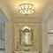 Luxury Round Modern Chandelier Flush Mount Ceiling Light Home Lamp Decor E26